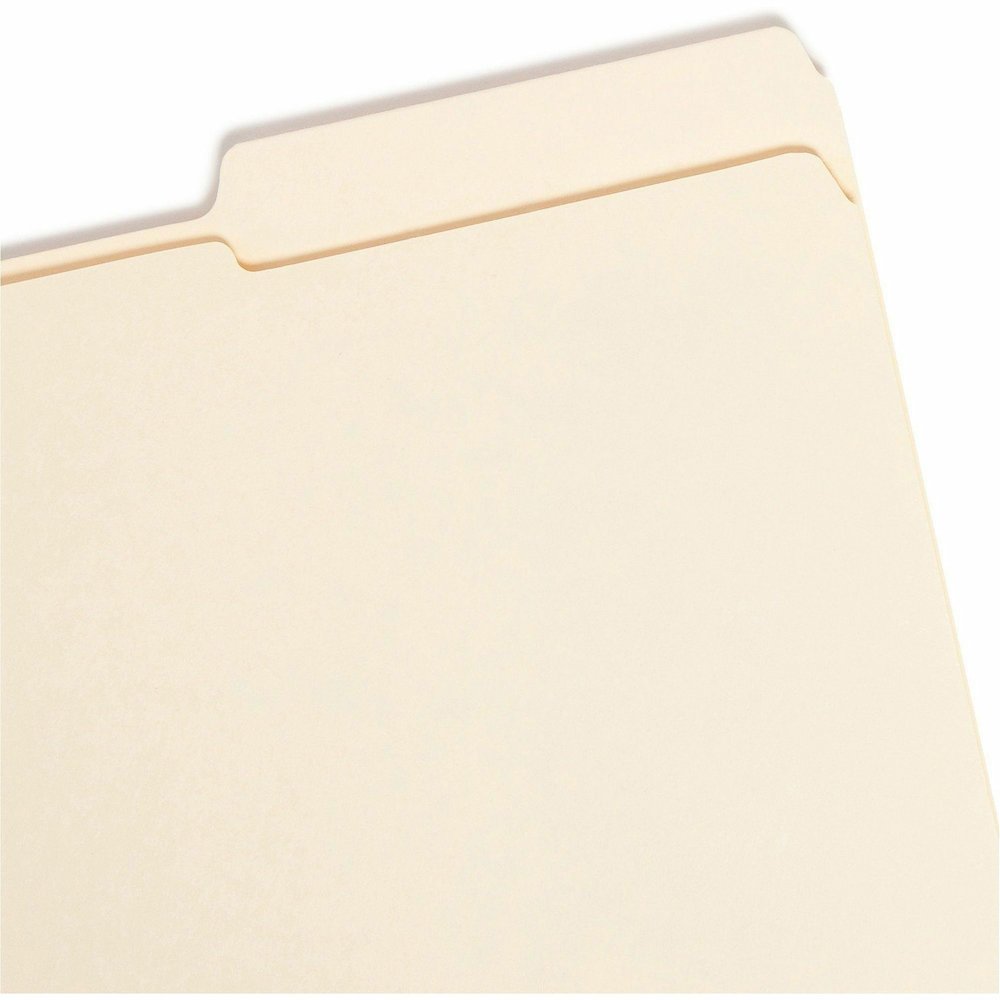 Smead 1/3 Tab Cut Legal Recycled Top Tab File Folder - 8 1/2" x 14" - 3/4" Expansion - Top Tab Location - Third Tab Position - 11 pt. - 2 Plys - Manila - Reinforced, Rounded Corner, Durable, Reinforce. Picture 5