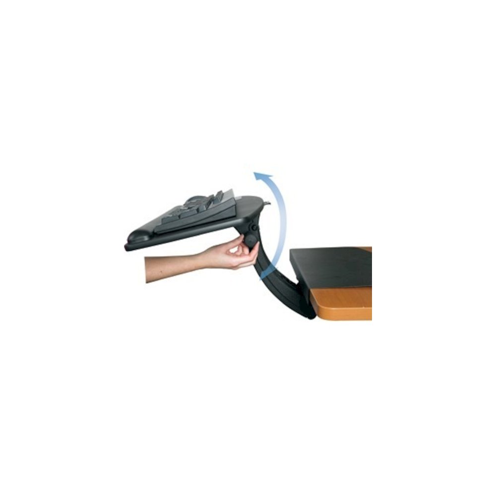 3M AKT170LE Adjustable Keyboard Tray - 23" Height x 26.5" Width x 8" Depth - 1. Picture 4