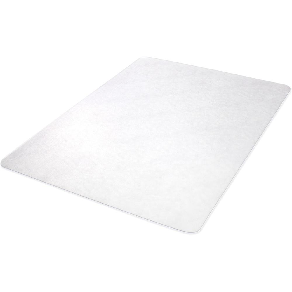 Lorell Chairmat - Hard Floor, Wood Floor, Vinyl Floor, Tile Floor - 60" Length x 46" Width x 0.095" Thickness - Rectangular - Vinyl - Clear - 1Each. Picture 4