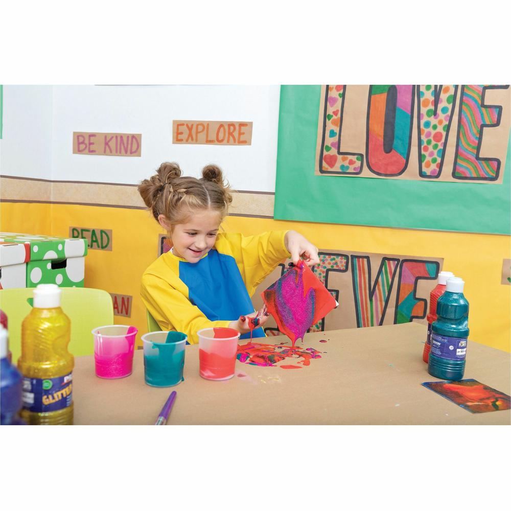 Pacon&reg; Creativity Street No-Spill Round Paint Cups With Colored Lids - 10 / Set - Assorted. Picture 3