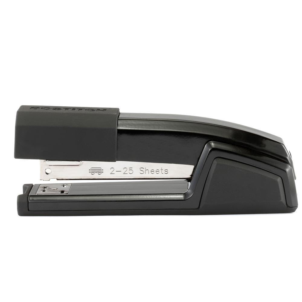 Bostitch Epic Antimicrobial Office Stapler - 25 Sheets Capacity - 210 Staple Capacity - Full Strip - 1/4" Staple Size - 1 Each - Black. Picture 7