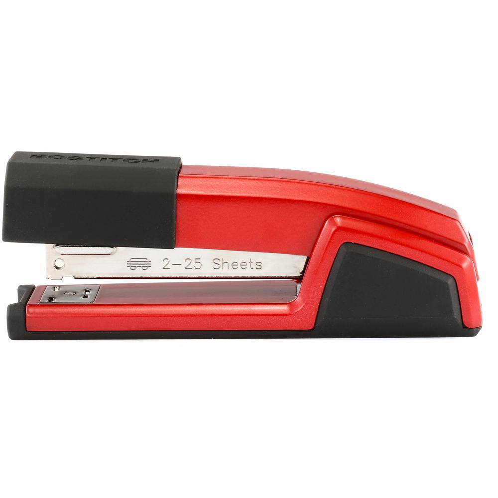 Bostitch Epic Antimicrobial Office Stapler - 25 Sheets Capacity - 210 Staple Capacity - Full Strip - 1 Each - Red. Picture 5