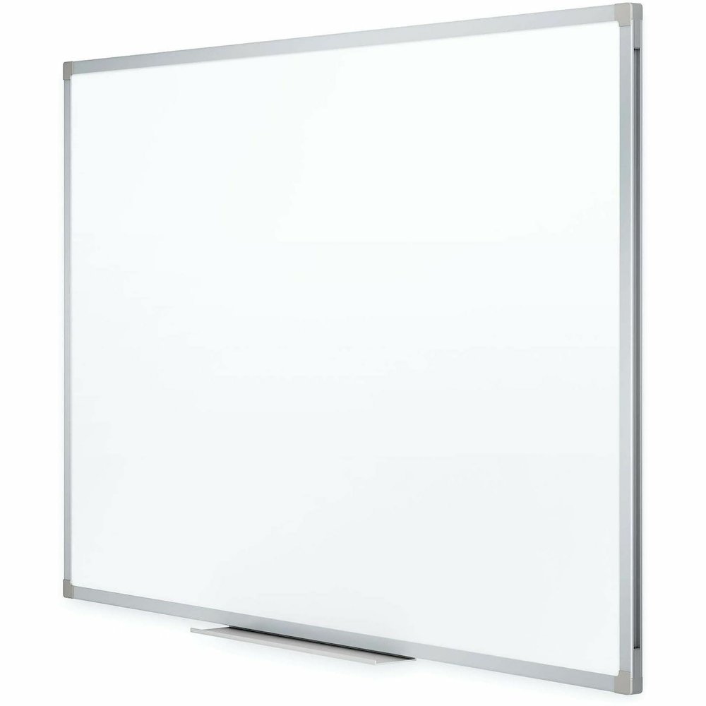 Mead Basic Dry-Erase Board - 48" (4 ft) Width x 36" (3 ft) Height - White Melamine Surface - Silver Aluminum Frame - Durable - 1 Each. Picture 4