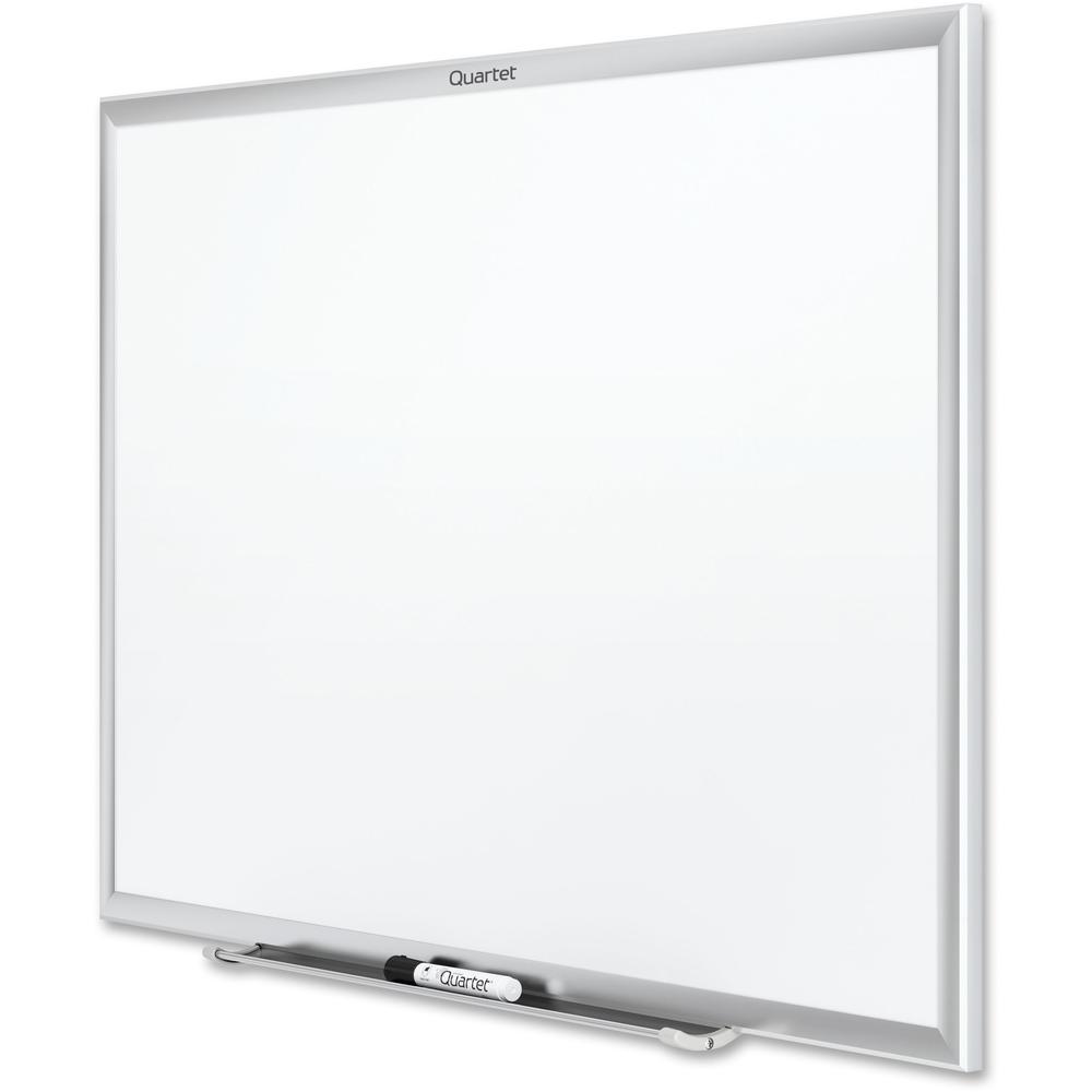 Quartet Classic Magnetic Whiteboard - 72" (6 ft) Width x 48" (4 ft) Height - White Painted Steel Surface - Silver Aluminum Frame - Horizontal/Vertical - Magnetic - 1 Each - TAA Compliant. Picture 6