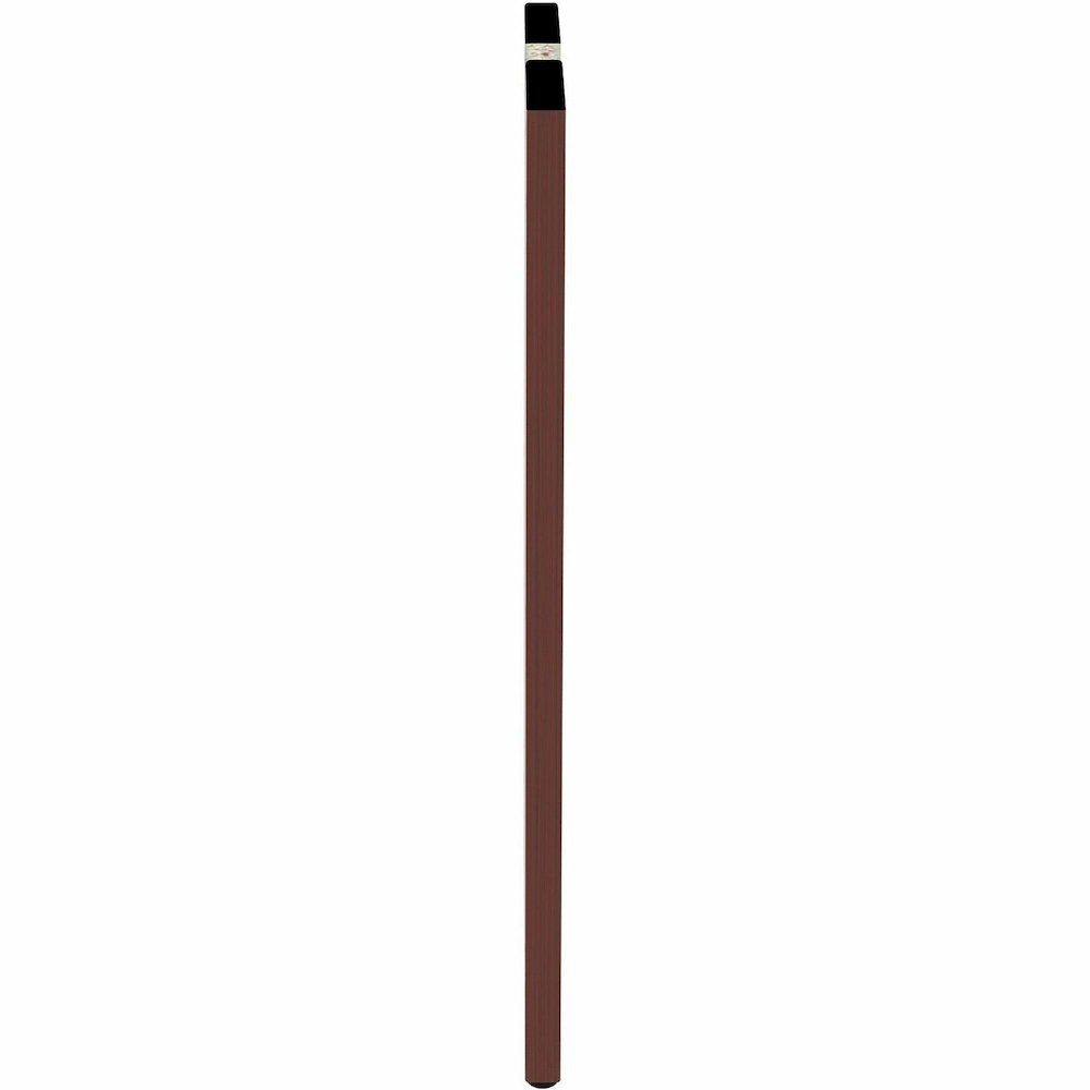 Lorell Essentials Series Credenza Half Leg - Rectangular Base - 28" Height x 11.75" Width x 1" Depth - Assembly Required - Laminated, Mahogany - 1 Each. Picture 5
