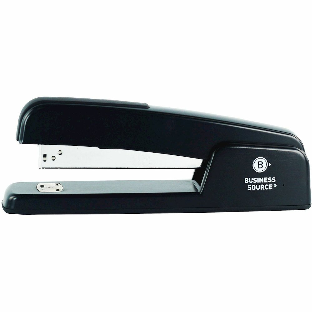 Business Source Die-cast Stapler - Staples Upto 20 Sheet - Holds Upto 210 Staple - Full Strip - Top Loading - Black - Die-cast - 1 Each. Picture 5