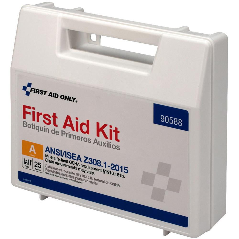 First Aid Only 25-Person Bulk Plastic First Aid Kit - ANSI Compliant - 89 x Piece(s) For 25 x Individual(s) - 1 Each. Picture 9