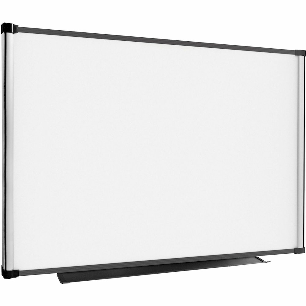 Lorell Magnetic Dry-erase Board - 48" (4 ft) Width x 36" (3 ft) Height - Aluminum Steel Frame - Rectangle - Magnetic - Marker Tray - 1 Each. Picture 4