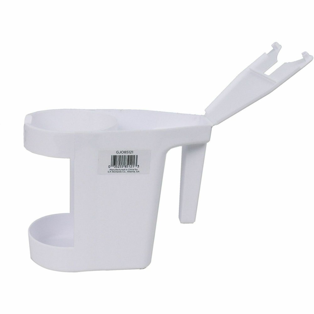 Genuine Joe Toilet Bowl Mop Caddy - White - 12 / Carton. Picture 6