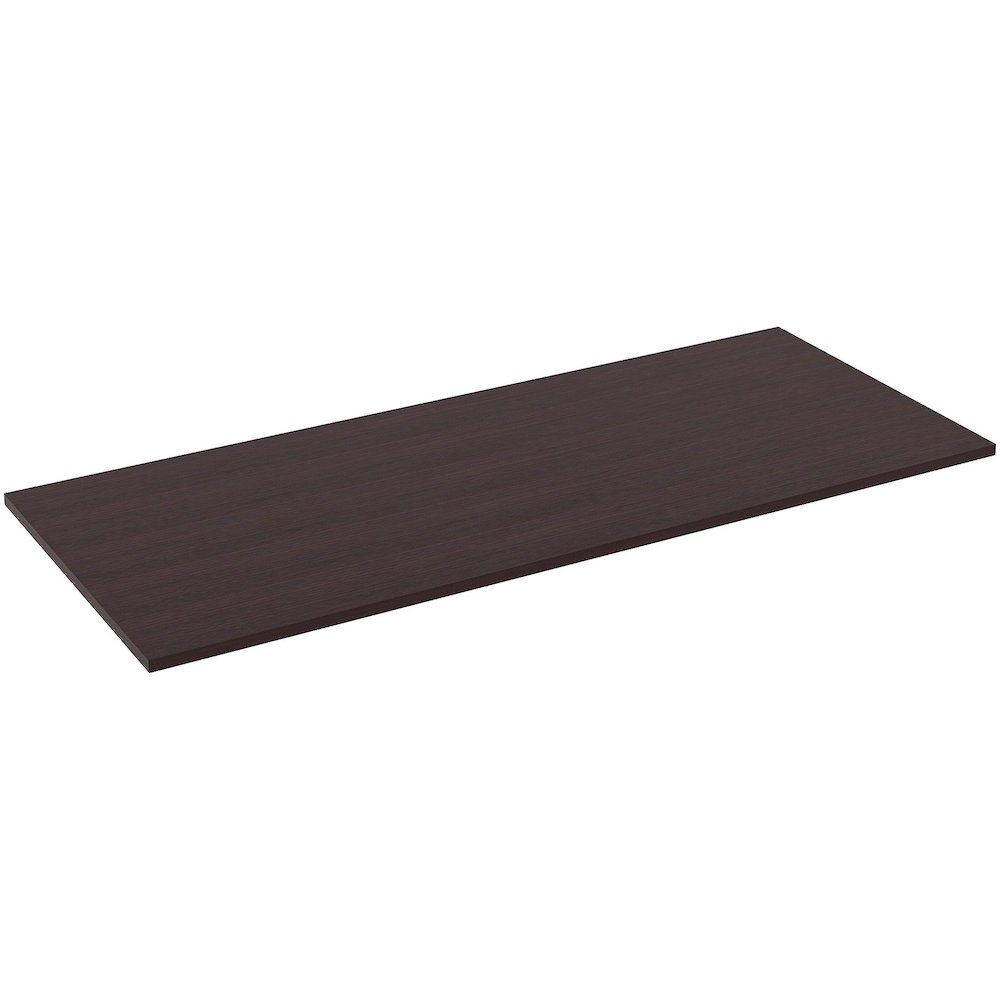 Lorell Training Tabletop - Espresso Rectangle, Laminated Top - Adjustable Height - 72" Table Top Width x 30" Table Top Depth x 1" Table Top Thickness - Assembly Required - 1 Each. Picture 6