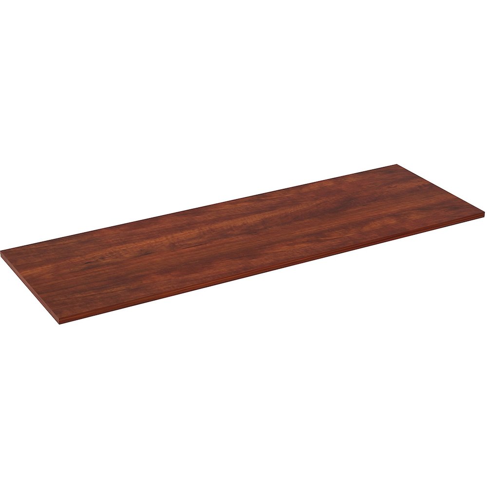 Lorell Training Tabletop - Cherry Rectangle, Laminated Top - Adjustable Height - 72" Table Top Width x 24" Table Top Depth x 1" Table Top Thickness - Assembly Required - 1 Each. Picture 7
