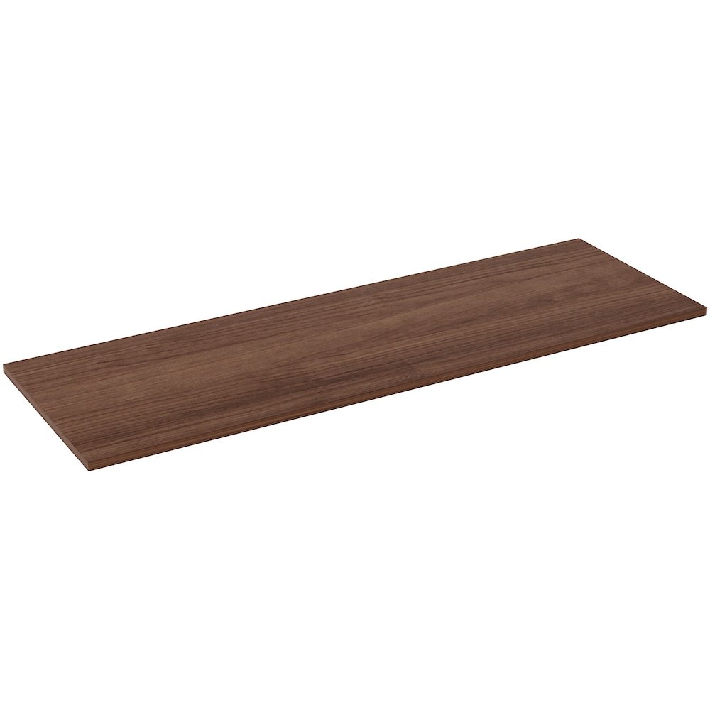 Lorell Relevance Series Tabletop - Walnut Rectangle, Laminated Top - Adjustable Height - 24" Table Top Width x 72" Table Top Depth x 1" Table Top Thickness - Assembly Required - 1 Each. Picture 6