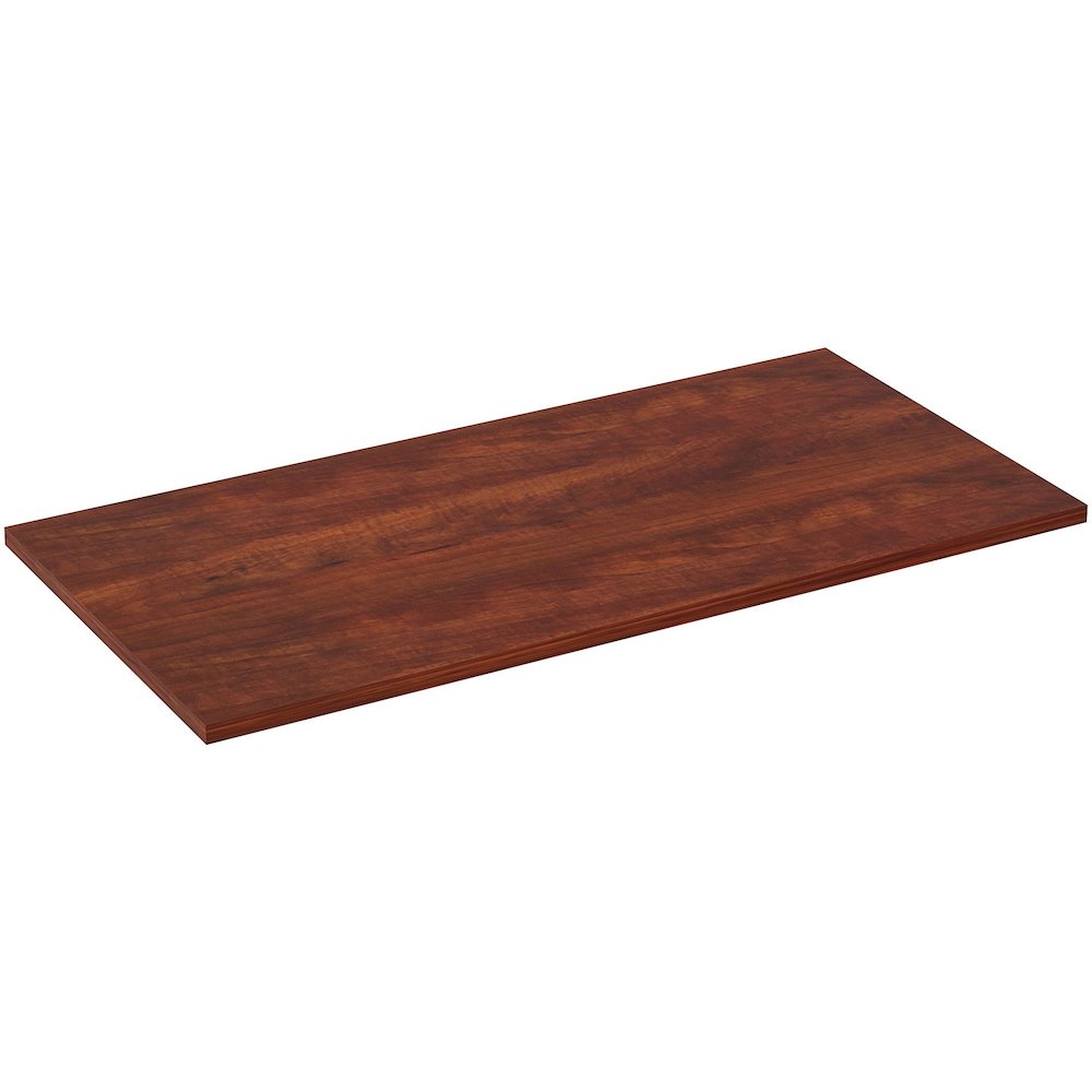 Lorell Training Tabletop - Cherry Rectangle, Laminated Top - 48" Table Top Length x 24" Table Top Width x 1" Table Top Thickness - Assembly Required - 1 Each. Picture 7