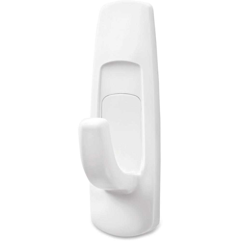 Command Large Utility Hook Mega Pack - 14 Hooks - 14 Large Hook - 5 lb (2.27 kg) Capacity - for Multipurpose, Paint, Wood, Tile - Plastic - White - 14 / Pack. Picture 5