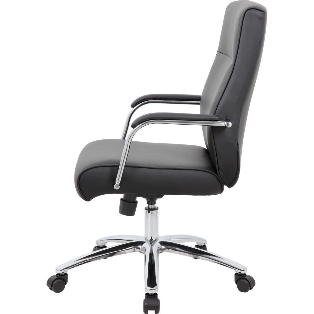 Boss Conf Chair, Black - Black - 1 Each. Picture 5