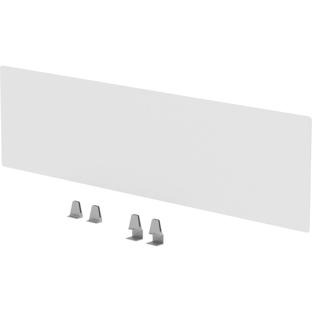 Lorell Relevance Series Modesty/Privacy Panel - 59" Width x 15.7" Height - Clear - 1 Each. Picture 5