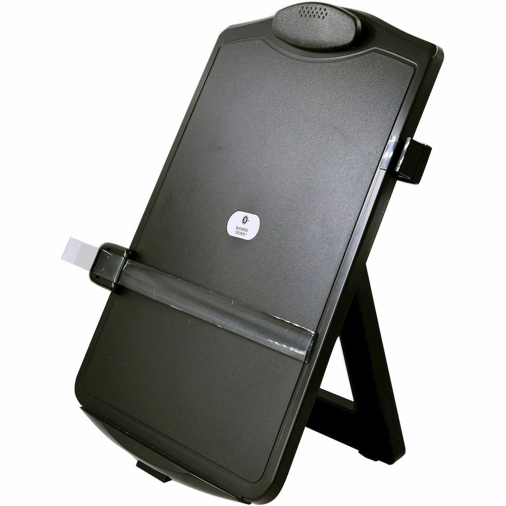 Business Source Easel Document Holder - 10" Height x 2" Width x 14" Depth - Black - 1 Each. Picture 5