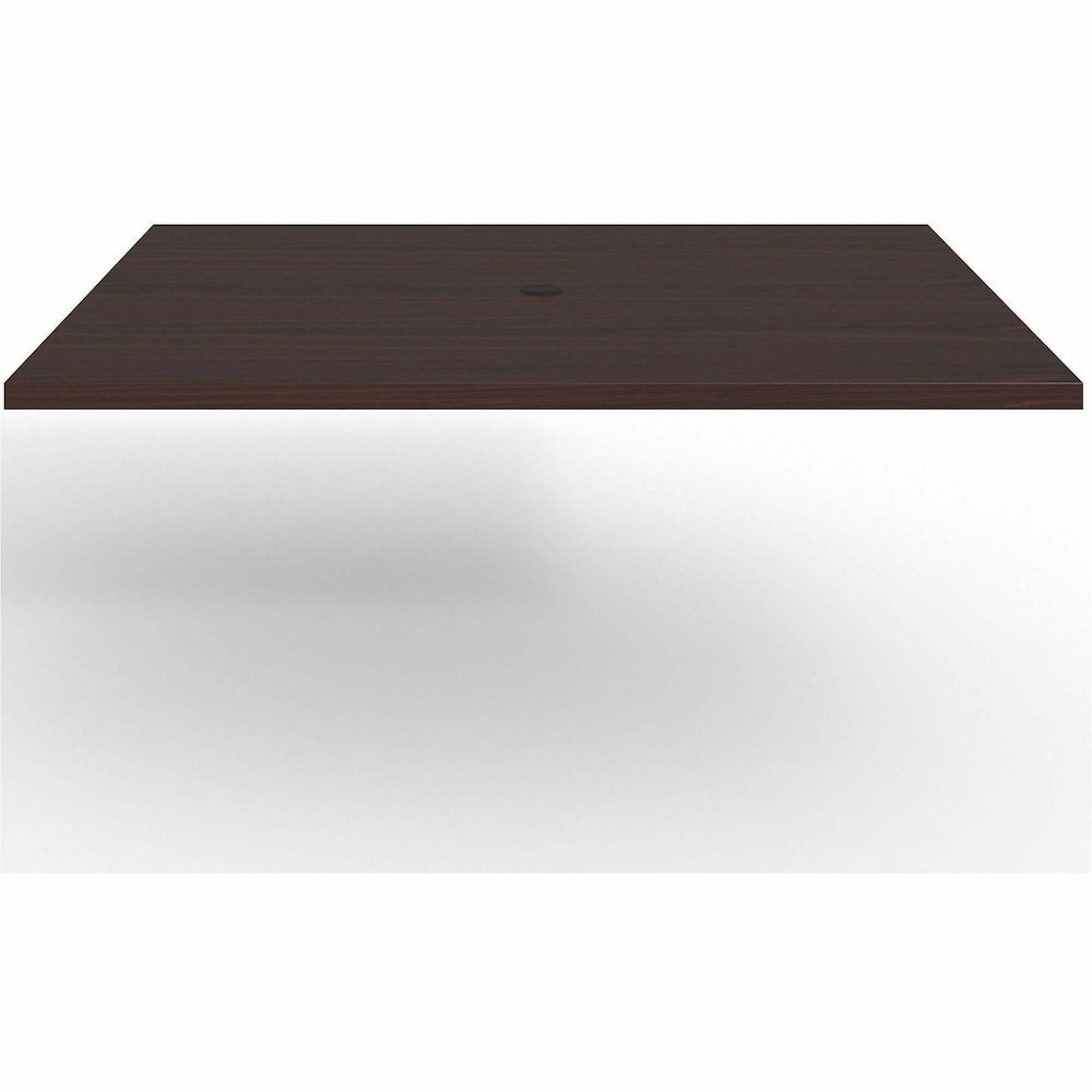 Lorell Prominence 2.0 Rectangular Conference Tabletop - Mahogany Rectangle, Laminated Top - 60" Table Top Width x 48" Table Top Depth x 1.50" Table Top Thickness - Conferencing, Office - Assembly Requ. Picture 6
