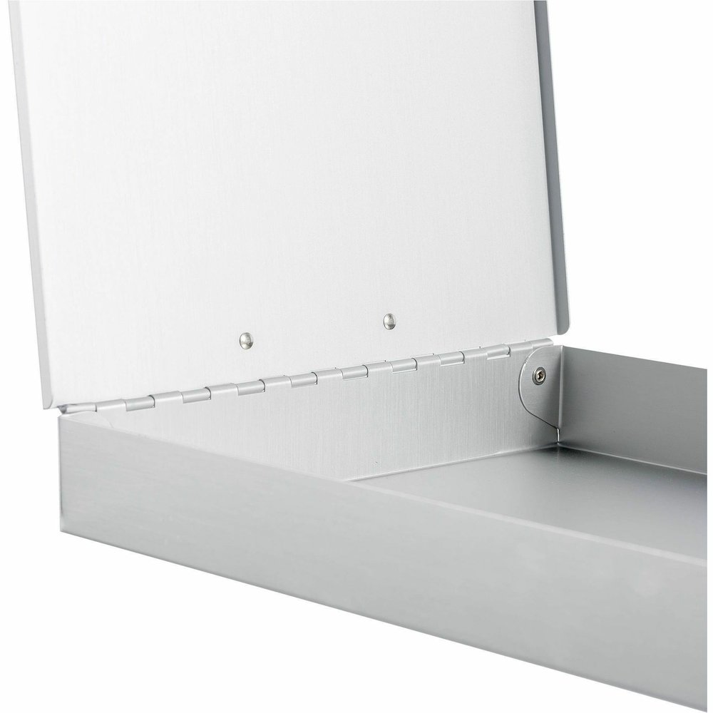 Business Source Storage Clipboard - Storage for 50 Document - 8 1/2" x 11" Sheet Size - Silver - 1 Each. Picture 6