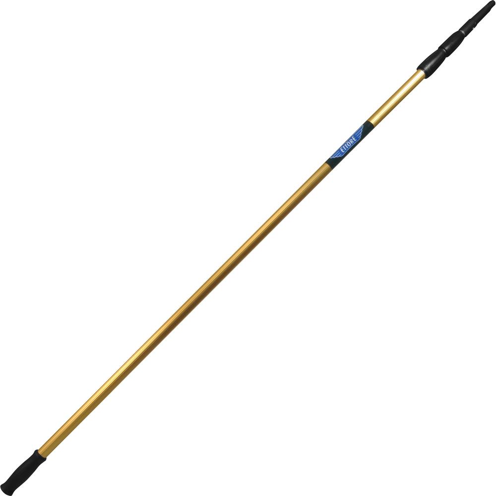 Ettore REA-C-H 3-section Extension Pole - 18 ft Length - Gold - Anodized Aluminum - 6 / Carton. Picture 2
