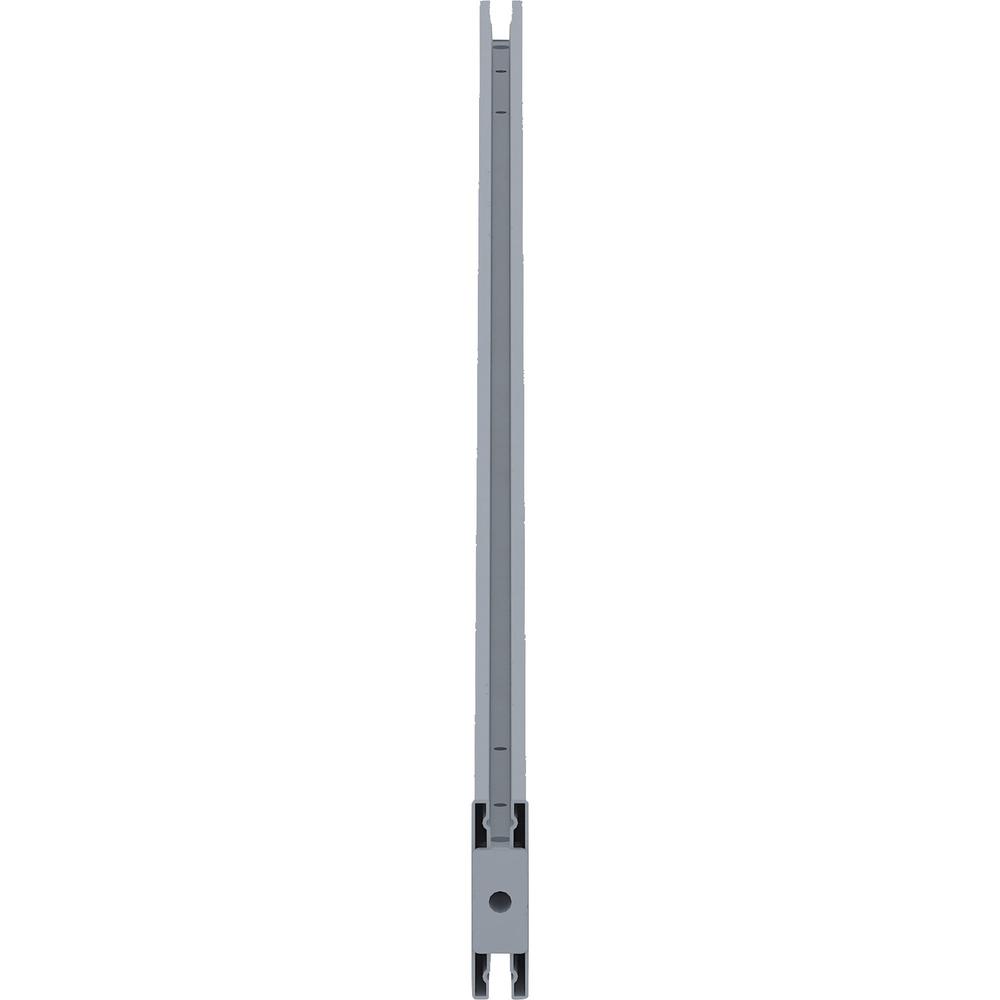Lorell Single-Wide Horizontal Panel Strip for Adaptable Panel System - 33.12" Width x 0.50" Depth x 1.75" Height - Aluminum - Silver - 1 Each. Picture 5