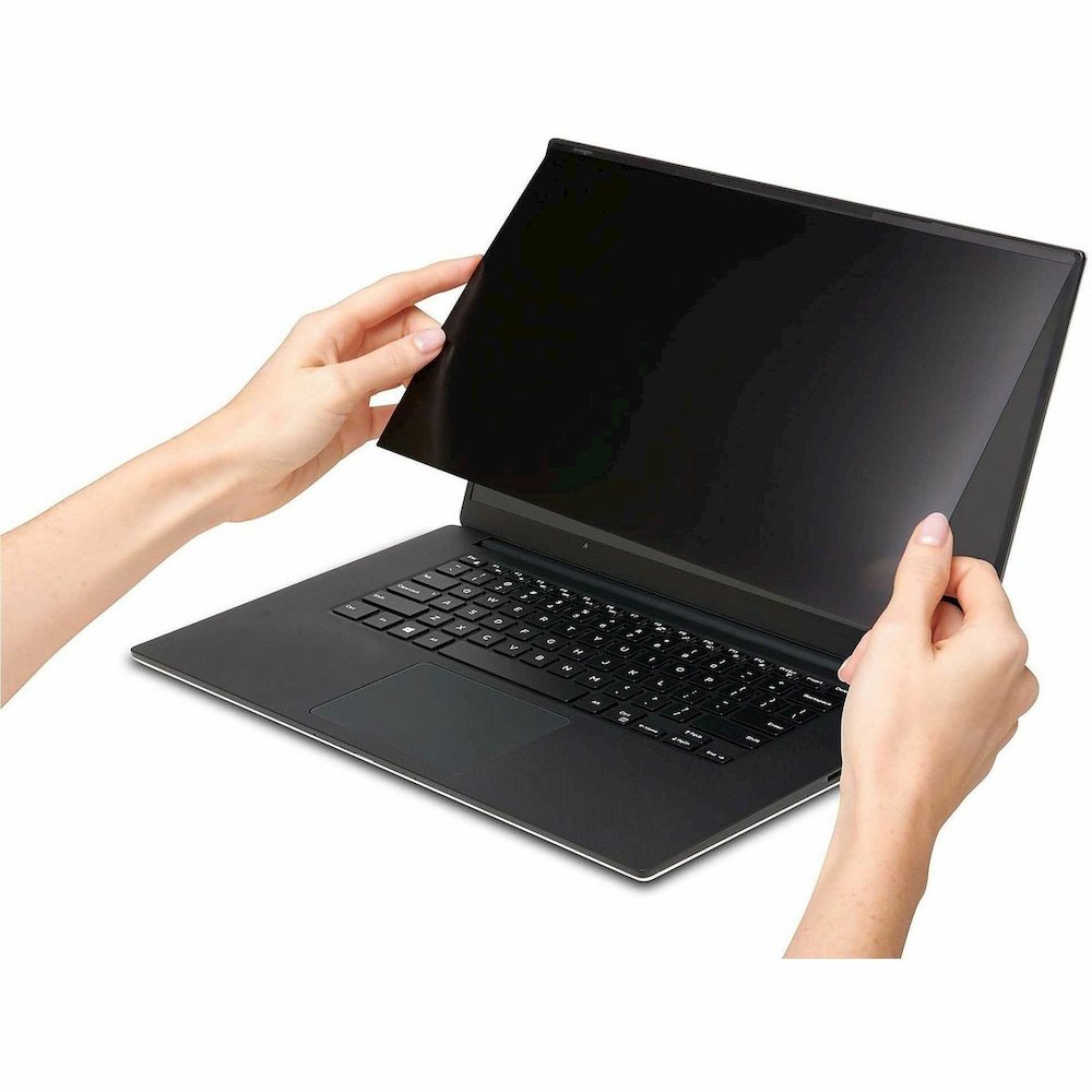 Kensington MagPro 15.6 " (16:9) Laptop Privacy Screen with Magnetic Strip - TAA Black - For 15.6" Widescreen LCD Notebook - 16:9 - Damage Resistant, Fingerprint Resistant, Fluid Resistant, Scratch Res. Picture 4