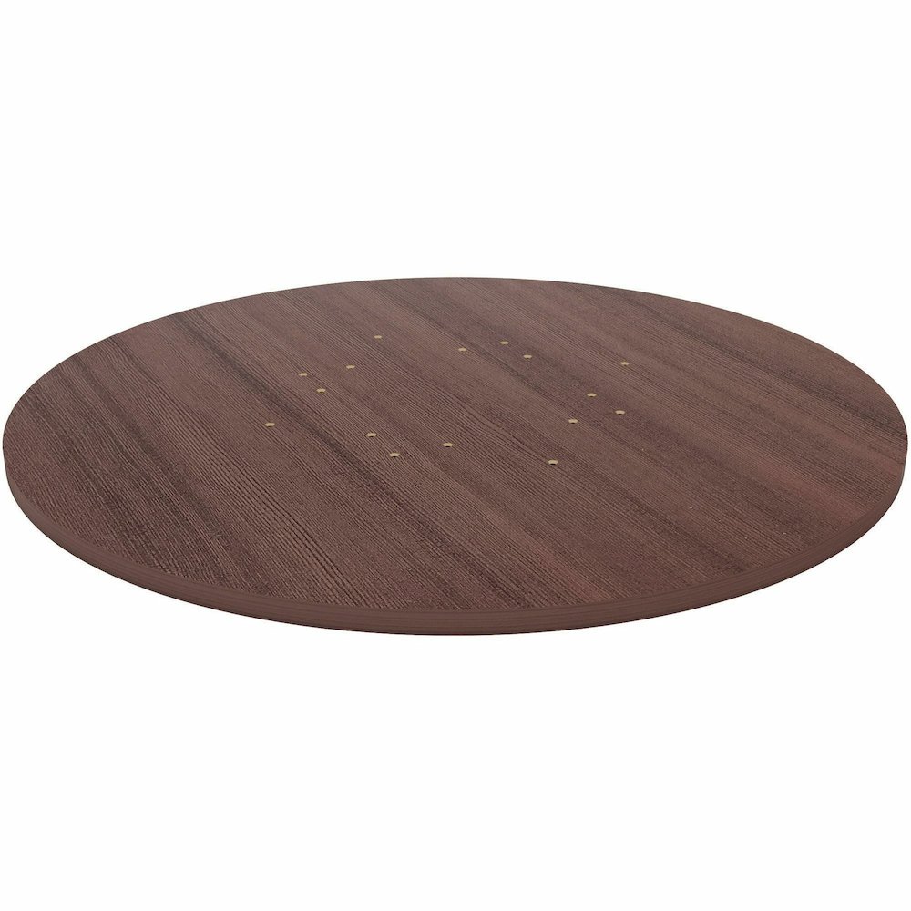 Lorell Essentials Conference Tabletop - Espresso Round Top - Contemporary Style - 1" Table Top Thickness x 42" Table Top Diameter - Assembly Required - 1 Each. Picture 5