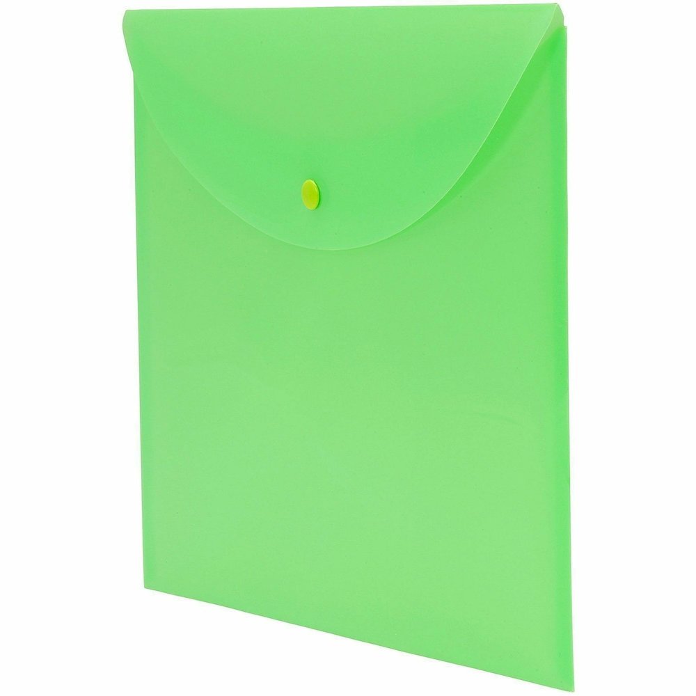 Smead Letter Filing Envelope - 8 1/2" x 11" - Green - 10 / Box. Picture 3
