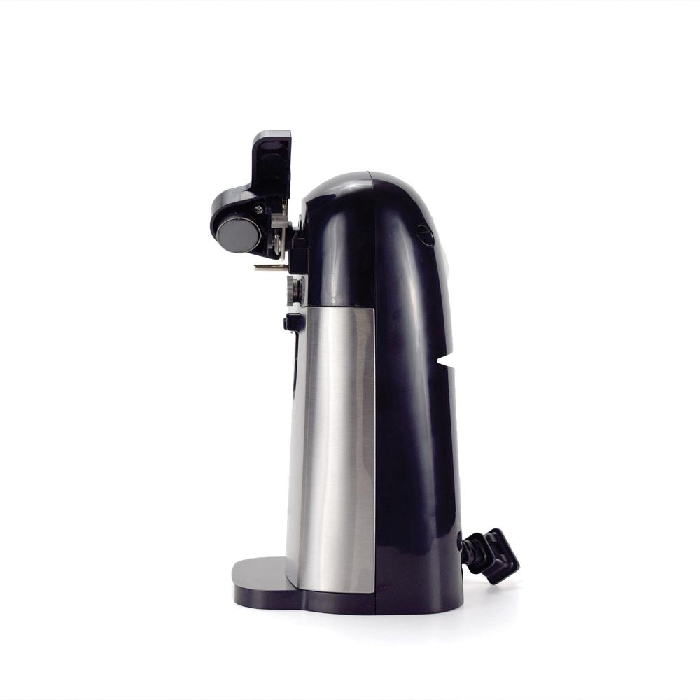 HAUS-MAID Electric Can Opener - Built-in Magnet, Durable - Black. Picture 6