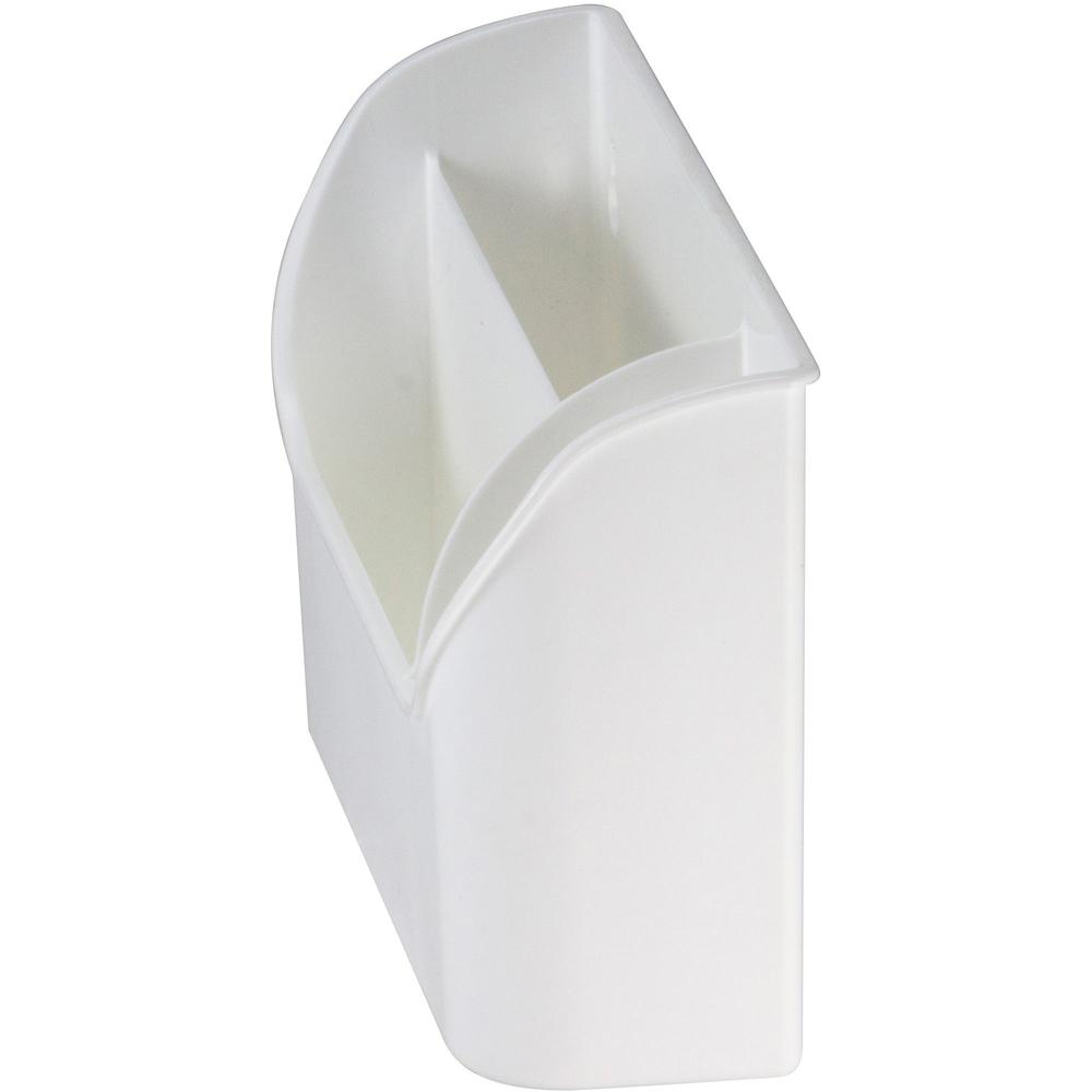 Officemate 92550 MagnetPlus Magnetic Organizer, White - 4.8" Height x 8" Width x 2.5" Depth, Magnetic, White, 1 Each. Picture 10