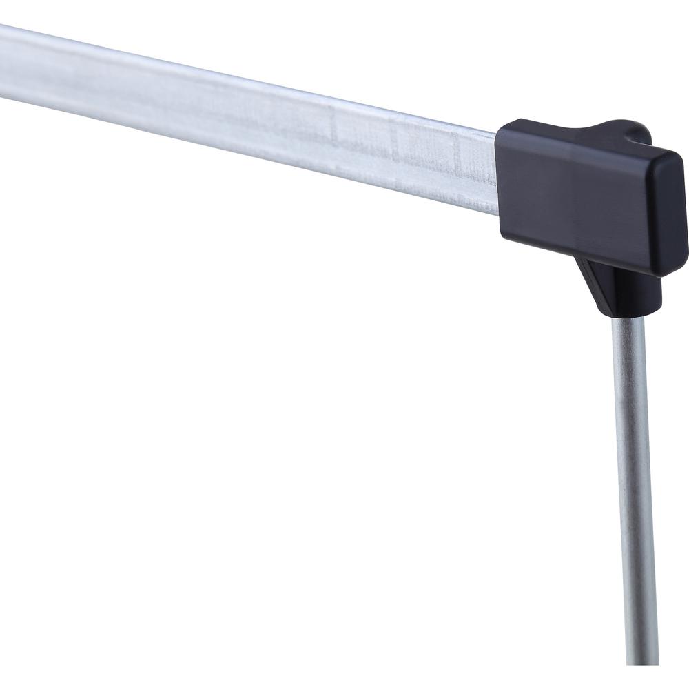 Business Source File Frame - Letter - 14" to 18" Long - Stainless Steel - Gray - 2 / Box. Picture 5