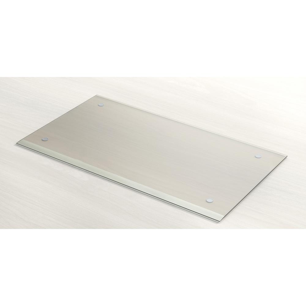 Lorell Desk Pad - Rectangular - 36" Width - Rubber - Clear. Picture 7