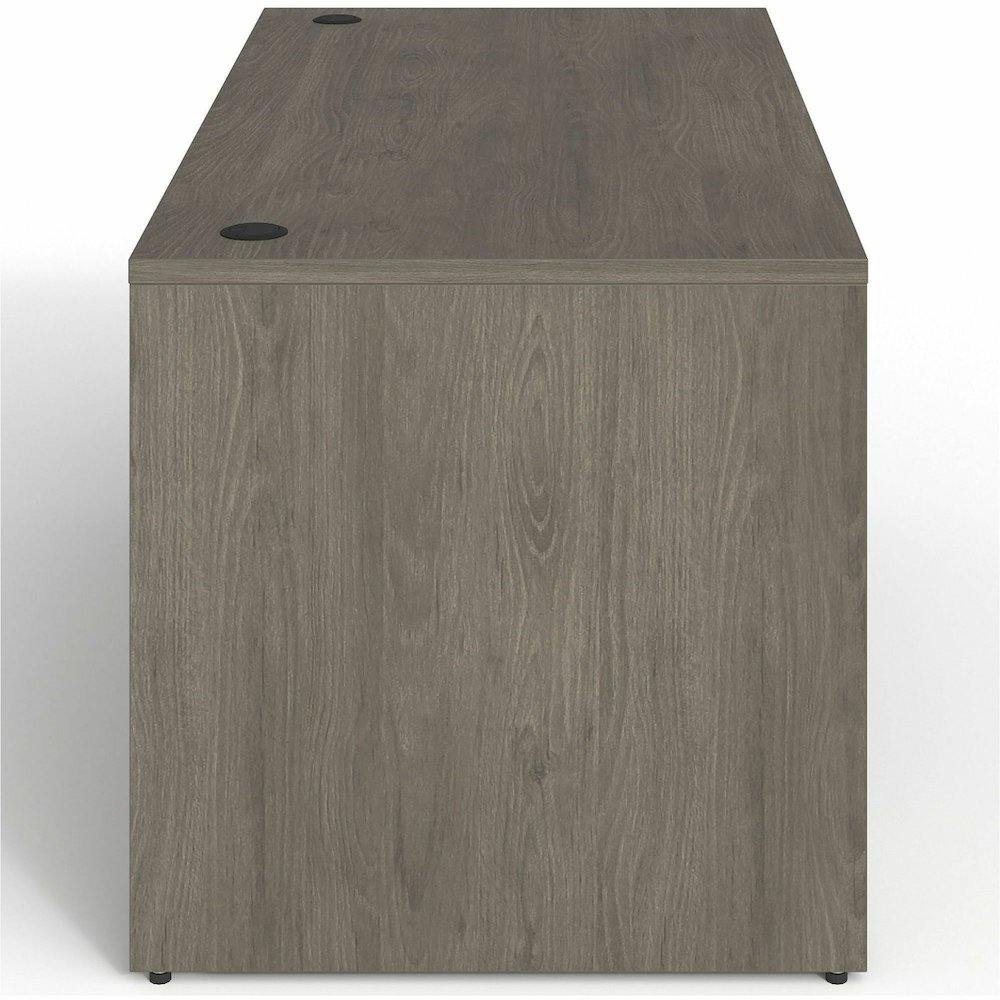 Lorell Prominence 2.0 Left-Pedestal Desk - Rectangle - 29" Height x 60" Width x 30" Depth, 1" Thickness Top - Total Drawer(s): 3 - Single Pedestal on Left Side - Band Edge - Material: Particleboard - . Picture 4