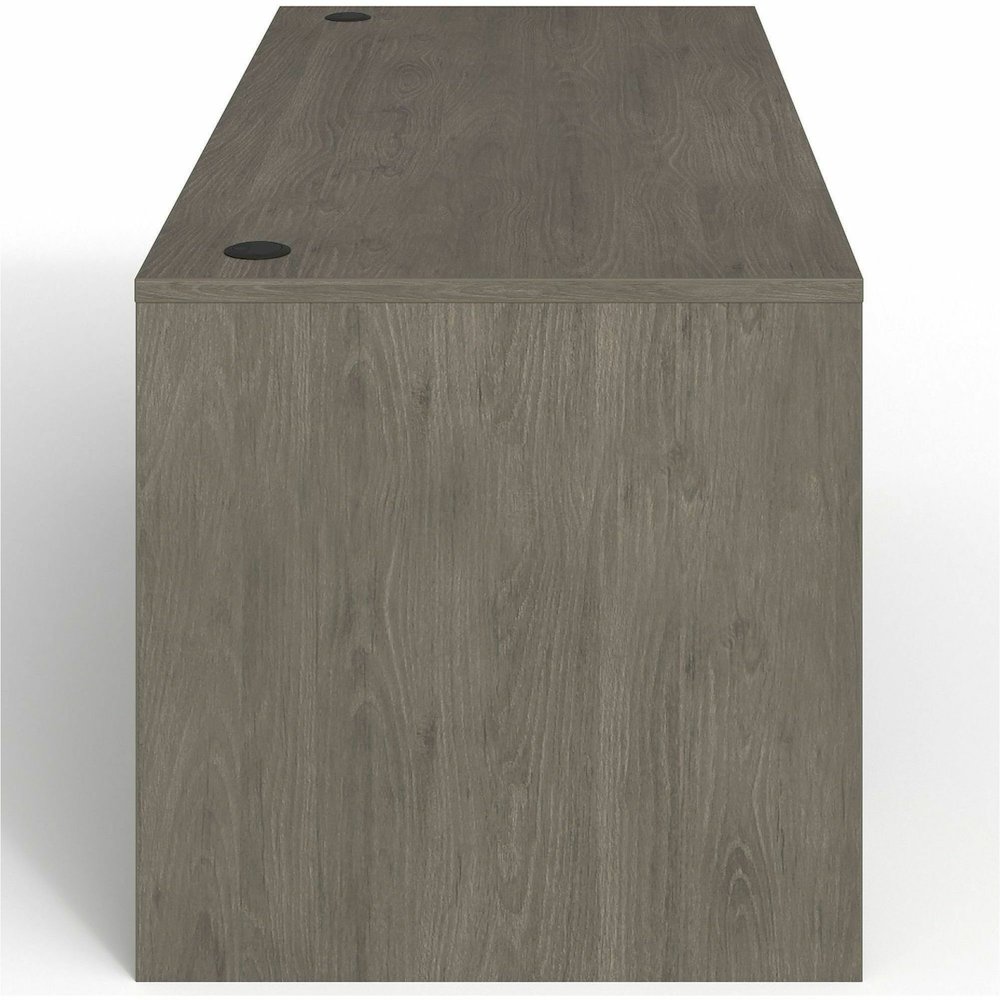 Lorell Prominence 2.0 Double-Pedestal Desk - Rectangle - 29" Height x 66" Width x 30" Depth, 1" Thickness Top - Total Drawer(s): 5 - Double Pedestal on Left/Right Side - Band Edge - Material: Particle. Picture 4