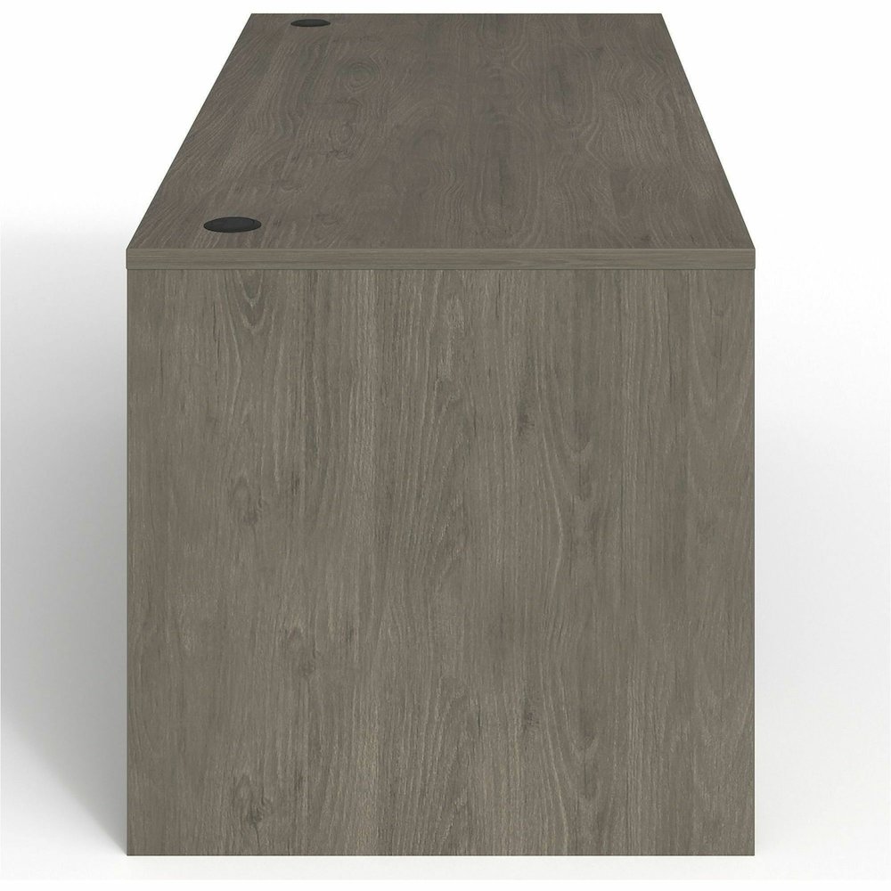 Lorell Prominence 2.0 Left-Pedestal Desk - Rectangle - 29" Height x 66" Width x 30" Depth, 1" Thickness Top - Total Drawer(s): 3 - Single Pedestal on Left Side - Band Edge - Material: Particleboard - . Picture 5