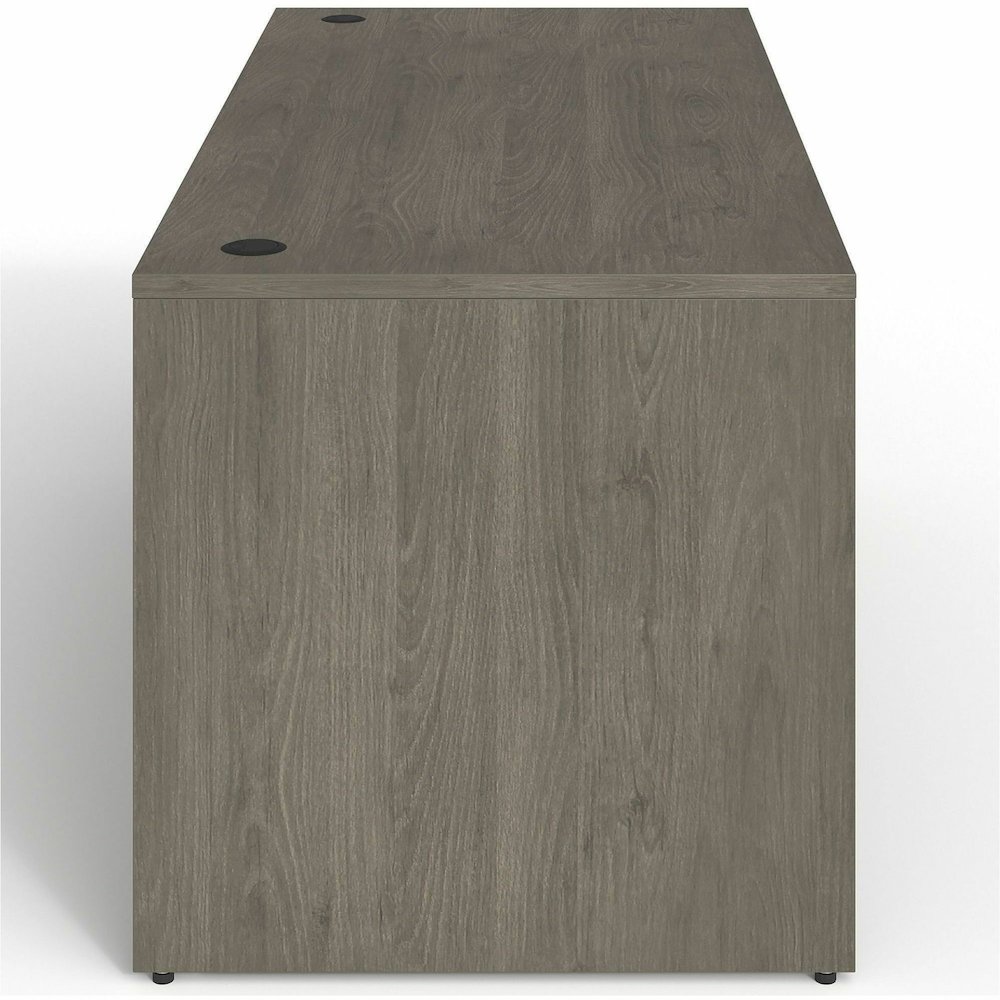Lorell Prominence 2.0 Right-Pedestal Desk - Rectangle - 29" Height x 66" Width x 30" Depth, 1" Thickness Top - Total Drawer(s): 3 - Single Pedestal on Right Side - Band Edge - Material: Particleboard . Picture 4