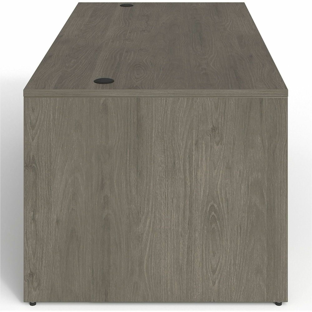 Lorell Prominence 2.0 Double-Pedestal Desk - Rectangle - 29" Height x 72" Width x 36" Depth, 1" Thickness Top - Total Drawer(s): 5 - Double Pedestal on Left/Right Side - Band Edge - Material: Particle. Picture 6