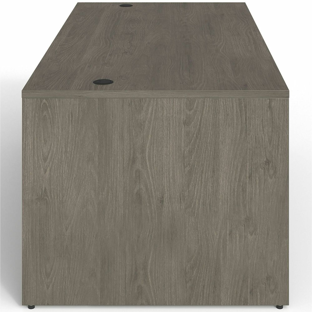Lorell Prominence 2.0 Right-Pedestal Desk - Rectangle - 29" Height x 72" Width x 36" Depth, 1" Thickness Top - Total Drawer(s): 3 - Single Pedestal on Right Side - Band Edge - Material: Particleboard . Picture 7
