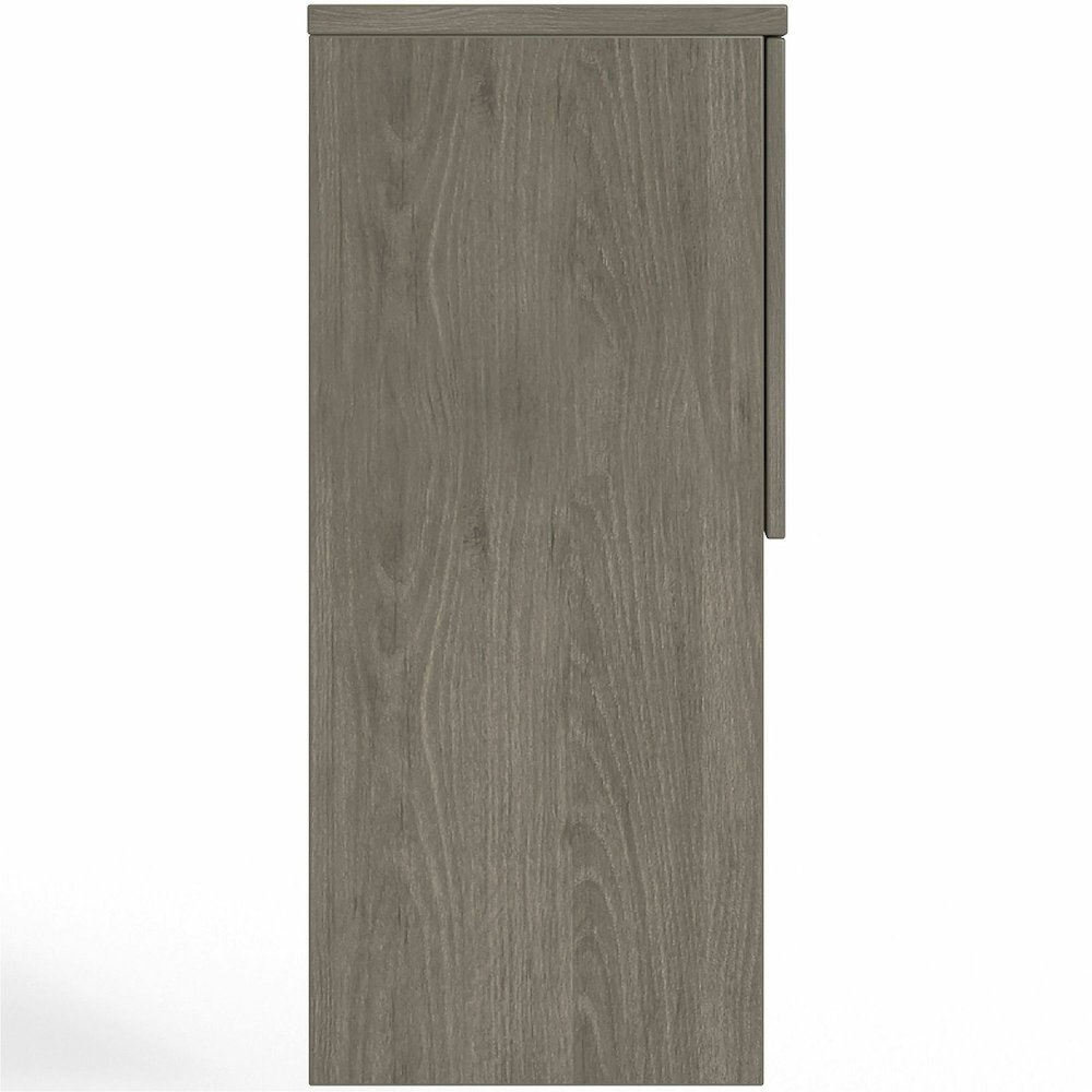 Lorell Prominence 2.0 Hutch - Rectangle - 39" Height x 66" Width x 16" Depth - 4 Door(s) - Material: Particleboard - Finish: Gray Elm, Thermofused Melamine (TFM), Laminate - Mar Resistant, Burn Resist. Picture 6