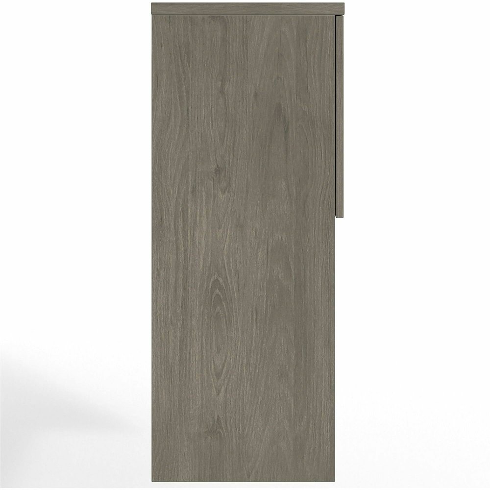 Lorell Prominence 2.0 Hutch - Rectangle - 39" Height x 72" Width x 16" Depth - 4 Door(s) - Material: Particleboard - Finish: Gray Elm, Thermofused Melamine (TFM), Laminate - Mar Resistant, Burn Resist. Picture 7