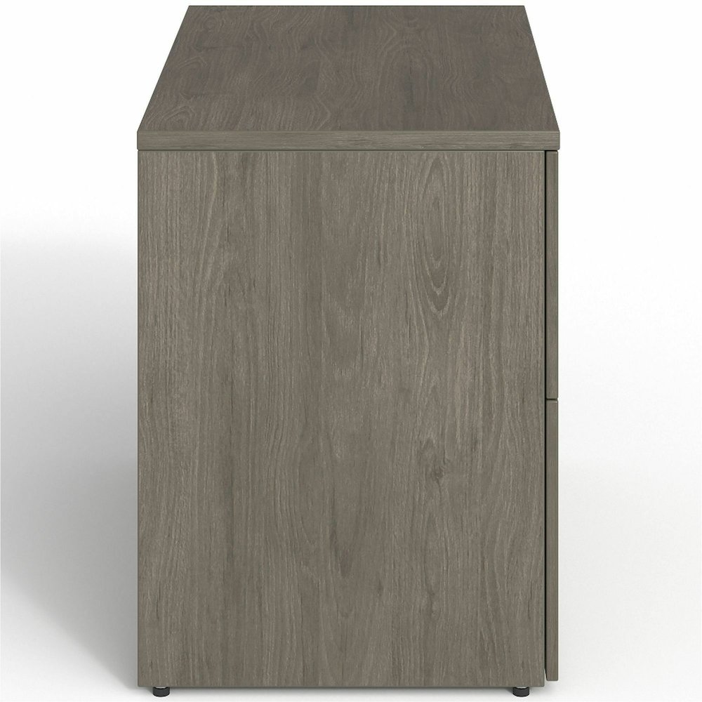 Lorell Prominence 2.0 Lateral File - Rectangle - 29" Height x 36" Width x 22" Depth, 1" Thickness Top, 0.1" Thickness Edge - Total Drawer(s): 2 - Band Edge - Material: Laminate - Finish: Gray Elm - Du. Picture 6
