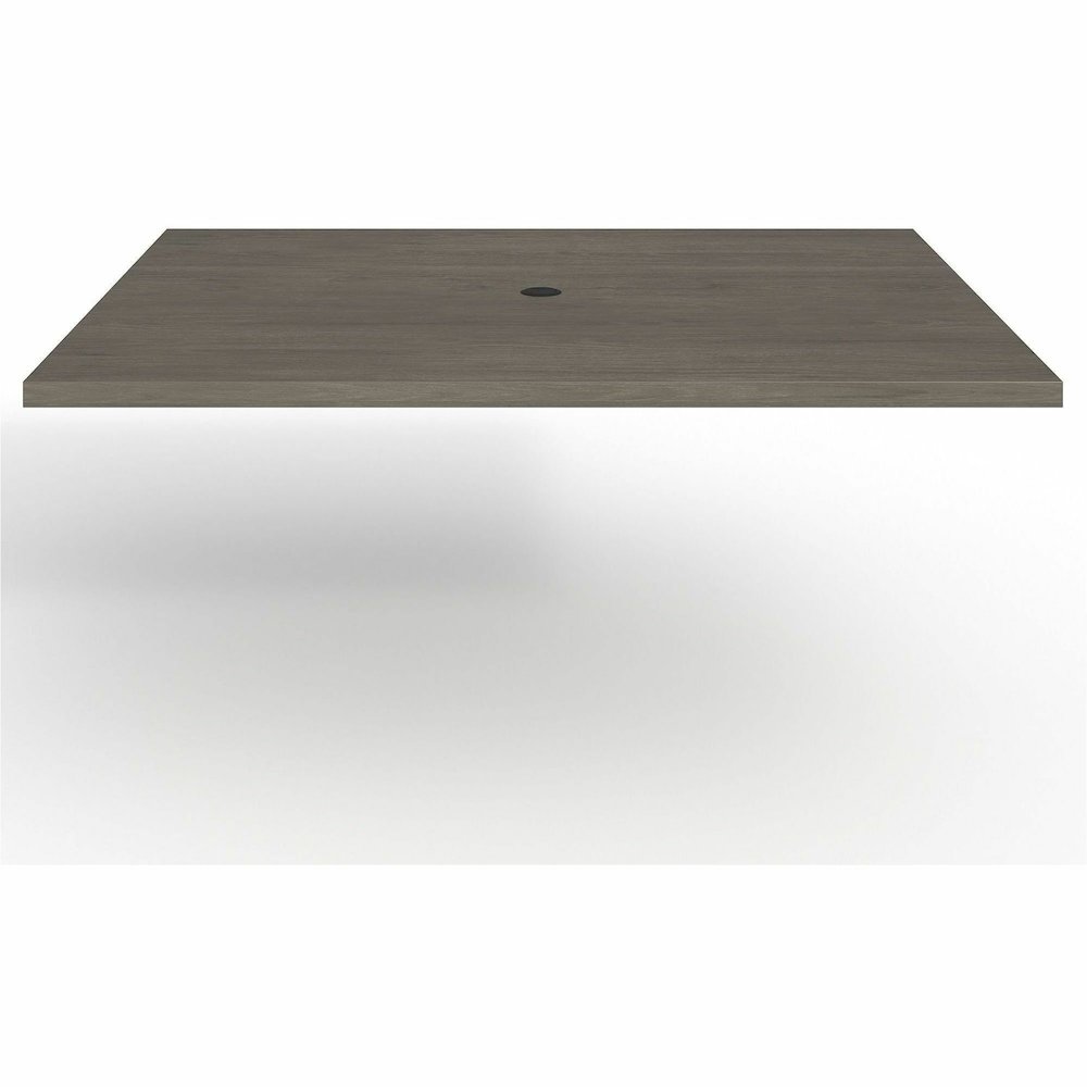 Lorell Prominence 2.0 Rectangular Conference Tabletop - Rectangle - 60" Width x 48" Depth, x 1.5" Thickness Top - Material: Particleboard - Finish: Gray Elm - Laminated, Durable, Mar Resistant, Burn R. Picture 4