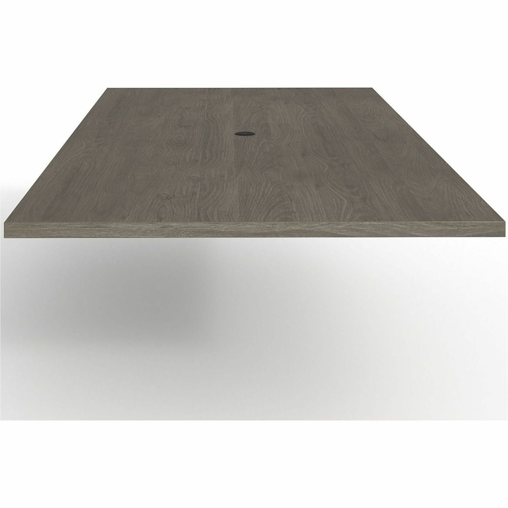Lorell Prominence 2.0 Rectangular Conference Tabletop - Rectangle - 96" Width x 48" Depth, x 1.5" Thickness Top - Material: Particleboard - Finish: Gray Elm - Laminated, Durable, Mar Resistant, Burn R. Picture 4