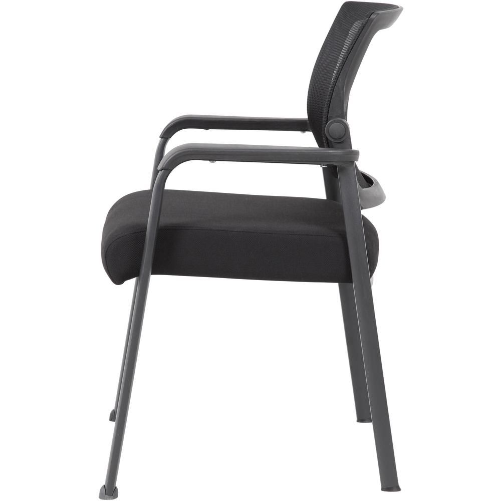 Boss Mesh 4-Legged Guest Chair - Black Seat Color - Black Back Color - Mesh Back Material - Tubular Steel Frame Material - Four-legged Base - 1 Carton. Picture 5