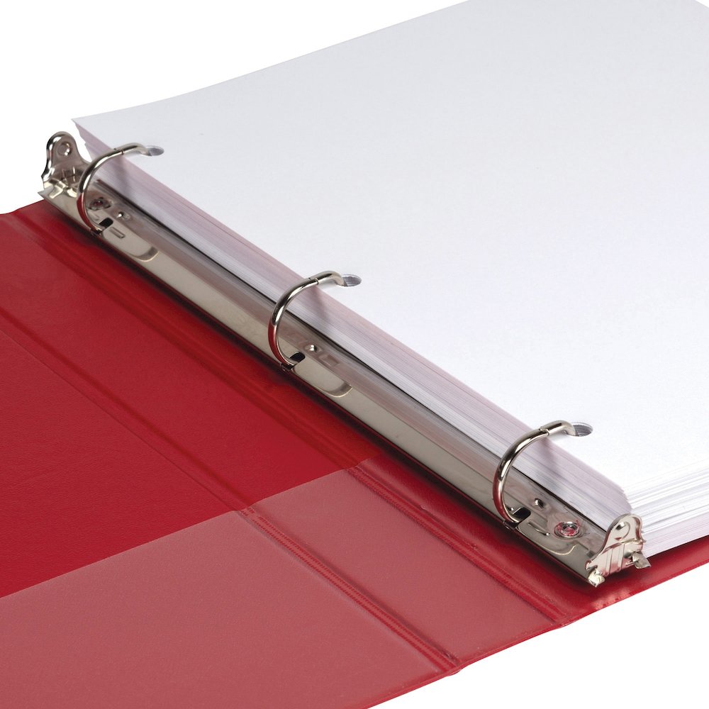 Samsill Durable View Binders - 1" Binder Capacity - Letter - 8 1/2" x 11" Sheet Size - 225 Sheet Capacity - 3 Ring - Fastener: D-Ring - Pocket: 2, Internal - Polypropylene, Chipboard - Black, Blue, Re. Picture 4