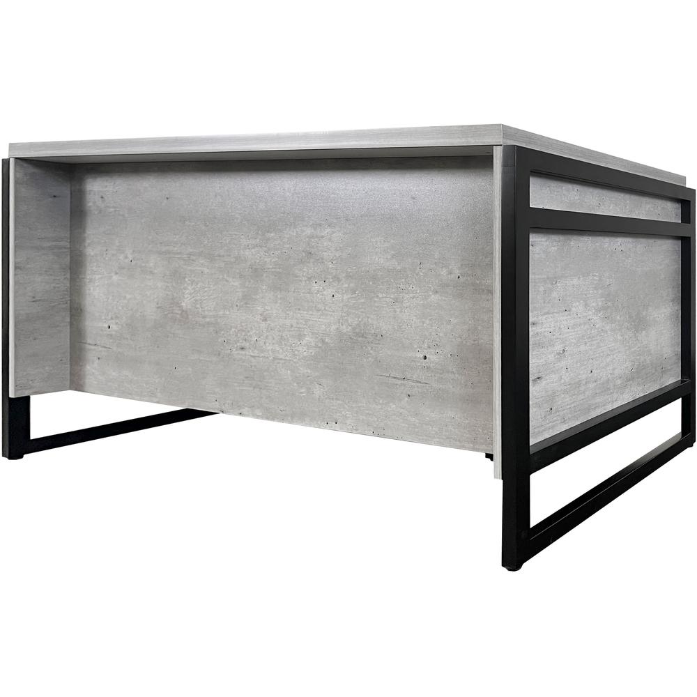 Mason Laminate Double Pedestal Executive Desk. Picture 2