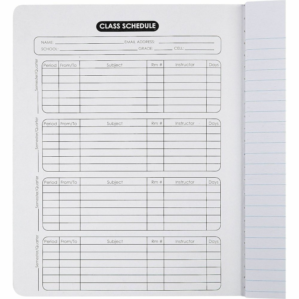 Sparco Composition Notebook - 100 Sheets - Letter - Black Cover - 12 / Pack. Picture 6