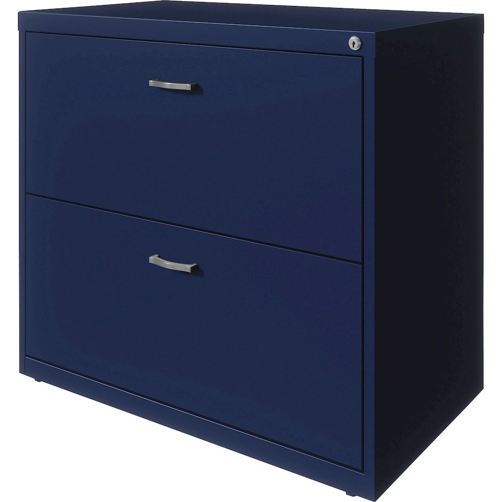 NuSparc 2-Drawer Lateral File - 30" Width x 17.6" Depth x 27.7" Height - 2 x Drawer(s) for File - Letter - Lateral - Interlocking, Anti-tip, Ball Bearing Slide, Ball-bearing Suspension, Removable Lock. Picture 5