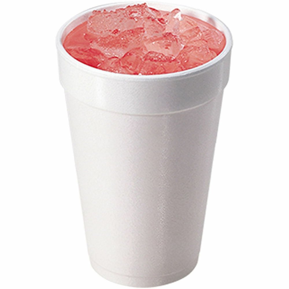 Dart J Cup 16 oz Insulated Foam Cups - 16 fl oz - White - Foam - Cold Drink, Hot Drink, Soft Drink - 25/Bag - 40 / Carton. Picture 7