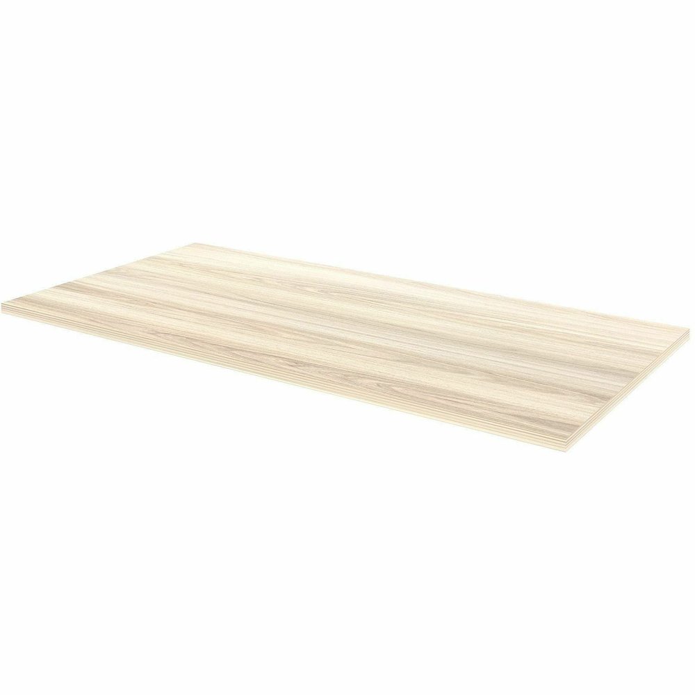 Lorell Multi-Purpose Tabletop - Laminated Rectangle Top - 30" Table Top Width x 60" Table Top Depth x 1" Table Top Thickness - 1" Height - Training, Multipurpose - Assembly Required - Modern Elm - Par. Picture 4
